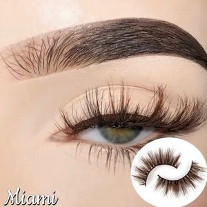 Brown 3D Mink Color False Eyelashes
